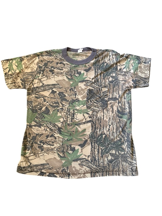 Unknown Other - Vintage Camo Single Stitch Pocket Shirt, Large